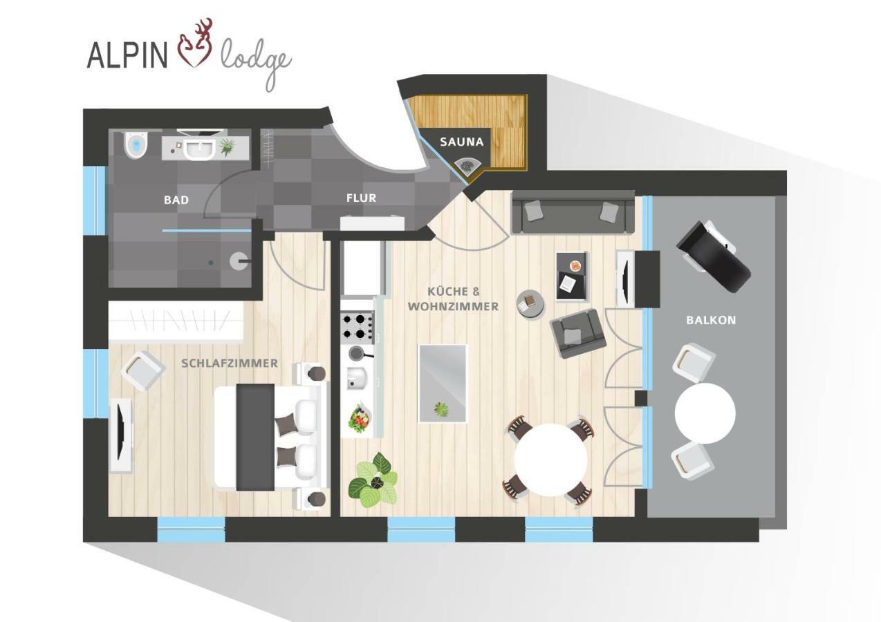 Alpin Lodge Oberstdorf Eksteriør billede